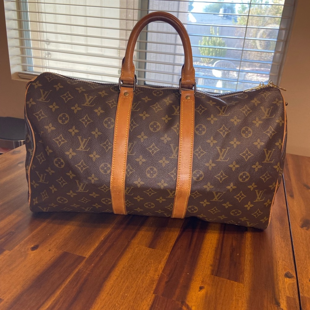 Louis Vuitton Keepall 50 Monogram Duffle Bag - Picture 2 of 16